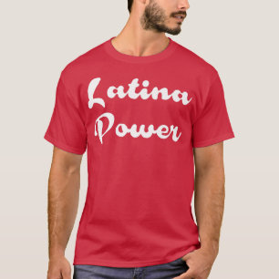 Camiseta Latina Power - Menina hispânica - Patrimônio hispâ