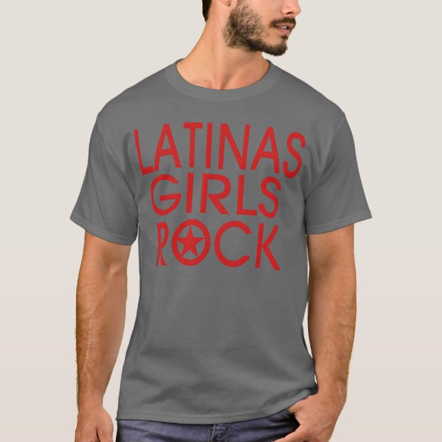 Camiseta LATINAS GIRLS ROCK vintage (Frente)