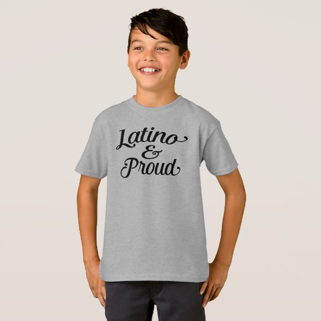 Camiseta Latino e orgulhoso (Frente Completa)