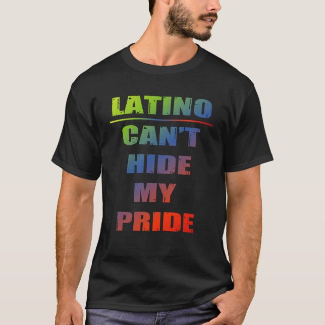 Camiseta Latino, posso esconder meu orgulho (Frente)