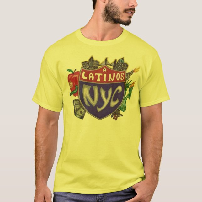 Camiseta Latinos NYC (Frente)