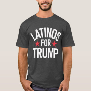 Camiseta Latinos Para Trump