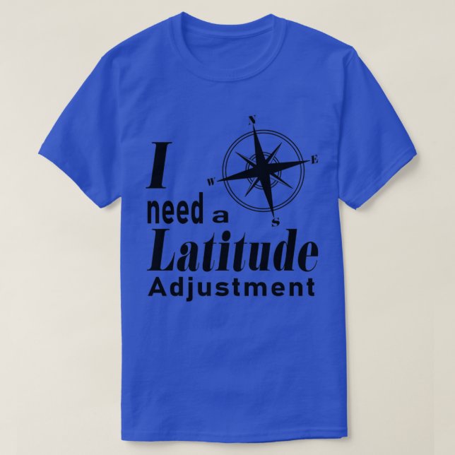 Camiseta Latitude Adjustment (Frente do Design)