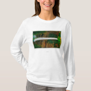 Camiseta Latourelle cai no desfiladeiro do Rio Columbia