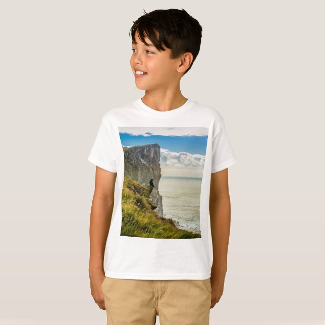Camiseta Latrabjarg cliffs, Islândia (Frente Completa)