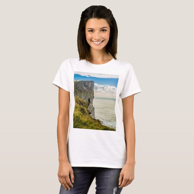 Camiseta Latrabjarg cliffs, Islândia (Frente Completa)