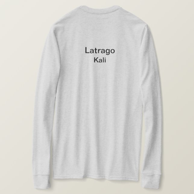 Camiseta Latrago Kali - Cortar e Controlar (Verso do Design)