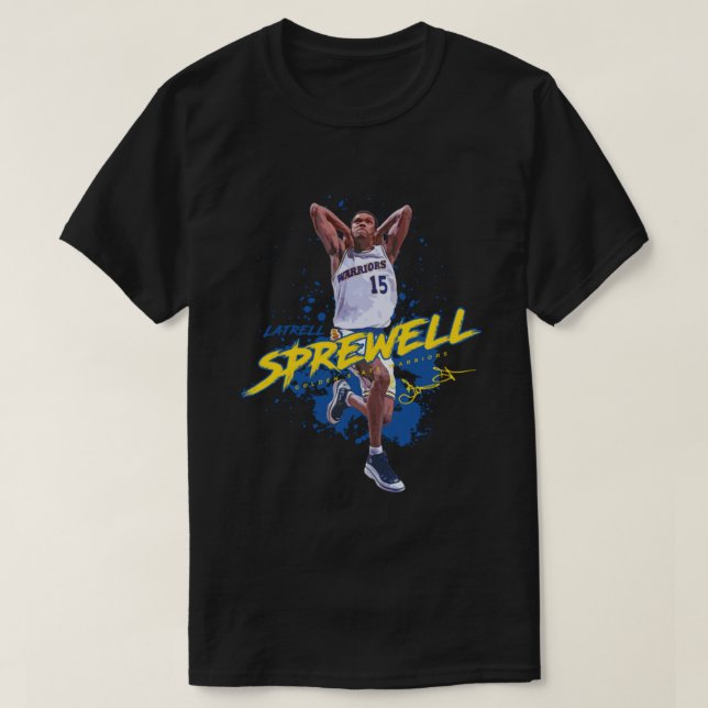 Camiseta Latrell Sprewell  (Frente do Design)