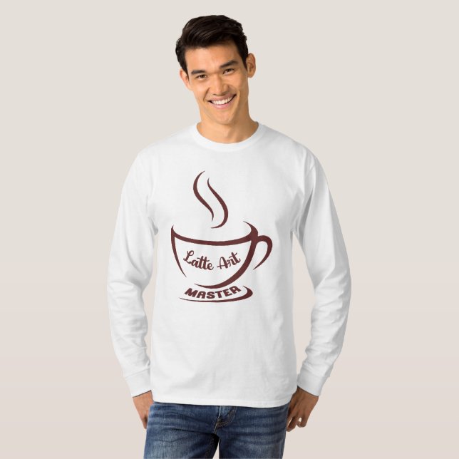 Camiseta Latte Art Master T-Shirt (Frente Completa)