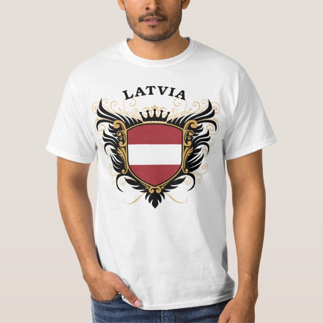 Camiseta Latvia (Frente)