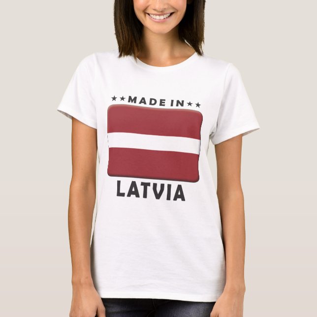 Camiseta Latvia fez (Frente)