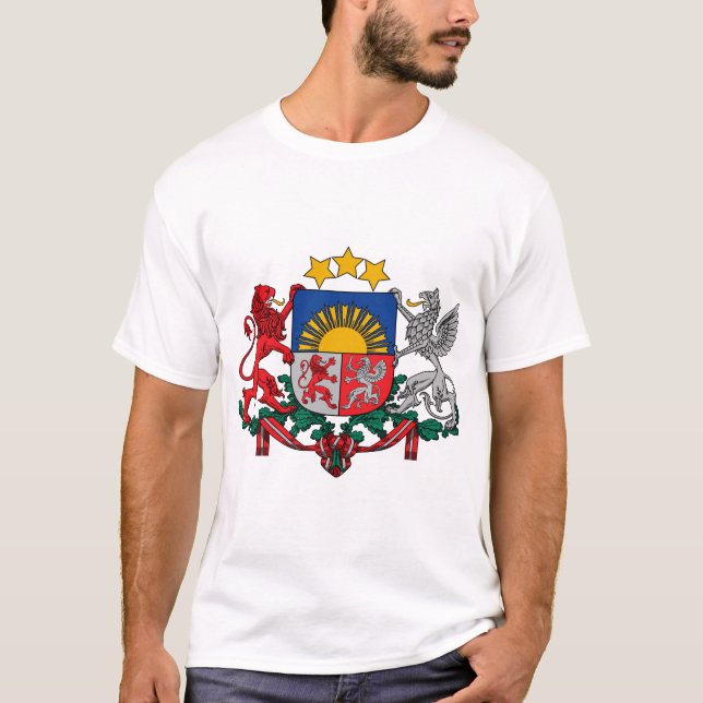 Camiseta Latvia, Latvia (Frente)