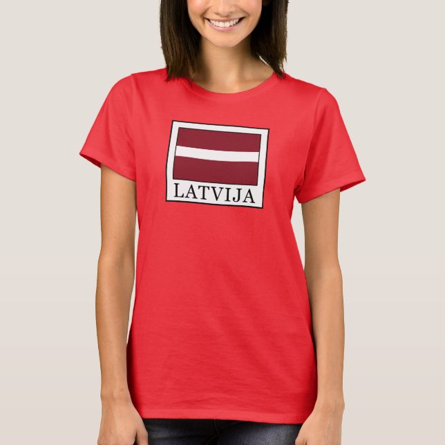 Camiseta Latvija (Frente)