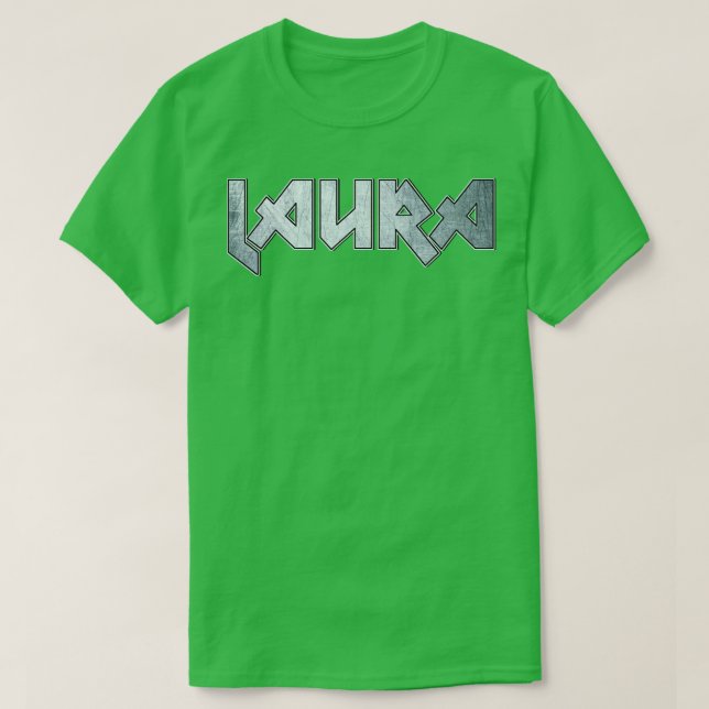 Camiseta Laura de Metal Pesado (Frente do Design)