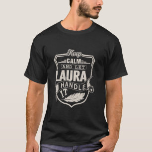 Camiseta Laura First Name Shirt Laura Nome Aniversário