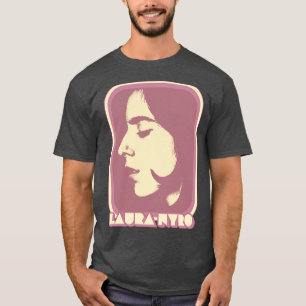 Camiseta Laura Nyro Retro 70s Estilo Ventilador Art Design 