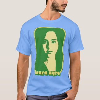 Camiseta Laura Nyro Retro 70s Estilo Ventilador Art Design