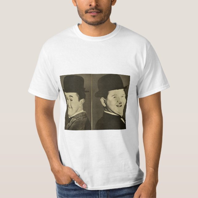 Camiseta  Laurel e Hardy (Frente)