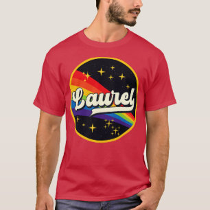 Camiseta Laurel Rainbow No Space Vintage Style