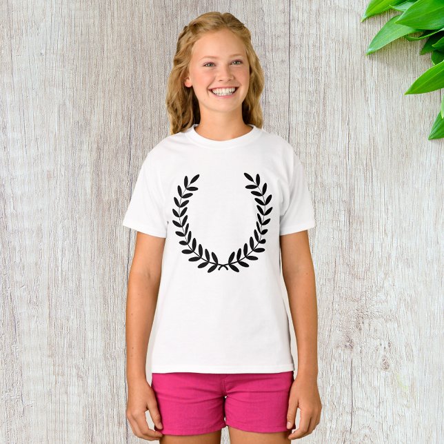 Camiseta Laurel Wreath Girls T-Shirt (Criador carregado)