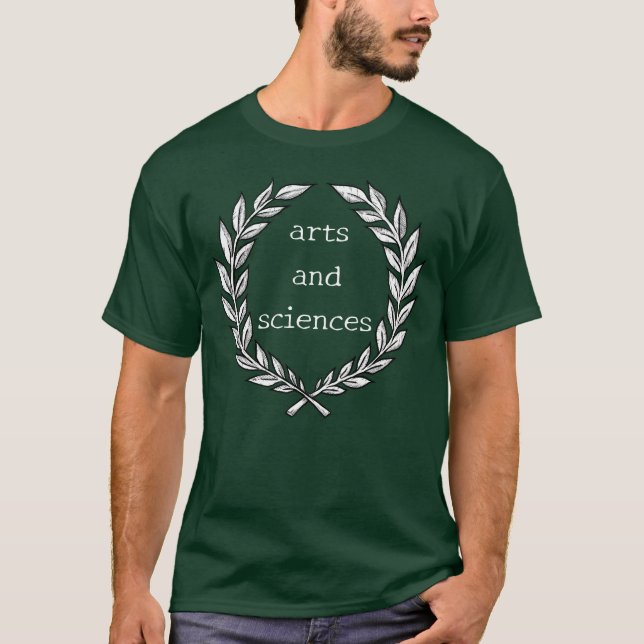 Camiseta Laurel Wreath Woodcut (Frente)