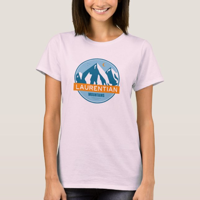 Camiseta Laurentian Mountain Quebec Canadá (Frente)