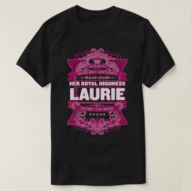 Camiseta Laurie First Name (Frente do Design)