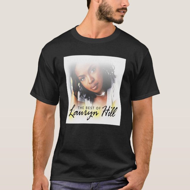 Camiseta Lauryn Hill Beauty Singer Woman Tshirt (Frente)