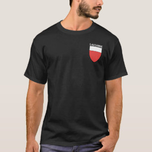 Camiseta Lausanne casaco de braços, SUIÇA T-Shirt