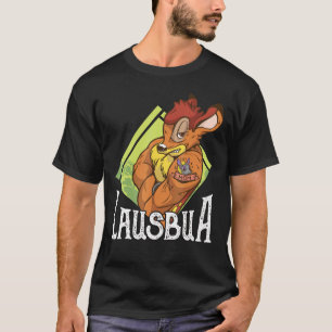 Camiseta Lausbua Legal Trousas de roupa de couro