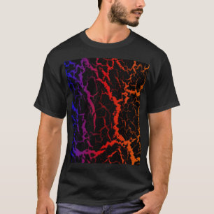 Camiseta Lava de espaço rachada - PBROY de calor