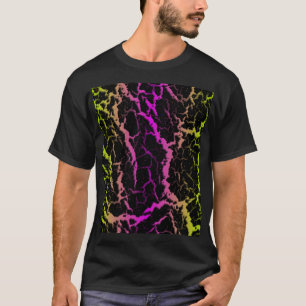 Camiseta Lava Espacial Rachada - Lima/Rosa