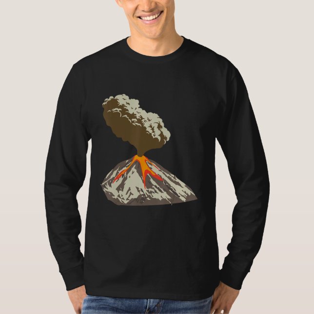Camiseta Lava Magma Eruption Geology Volcano Magma (Frente)