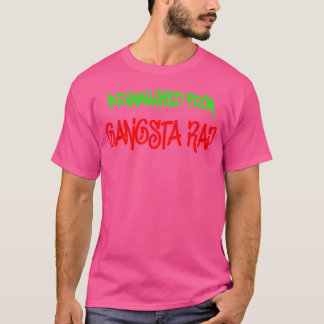 Camiseta Lavado Brainado De Gangsta Rap