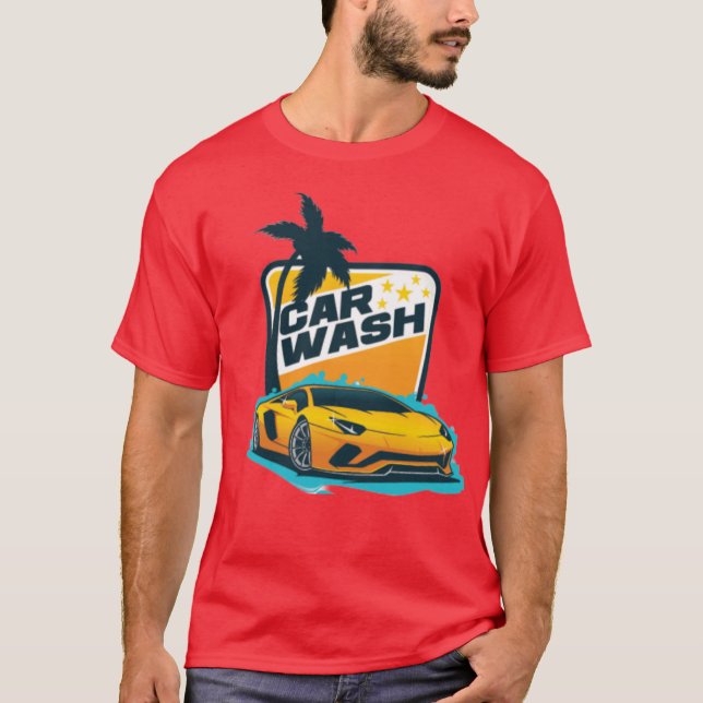 Camiseta lavagem de carros (Frente)