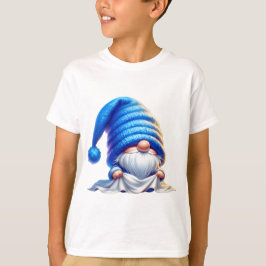 Camiseta Lavagem de Dobragem de Gnome focada Diligentemente