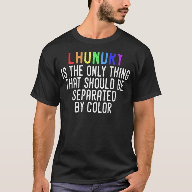Camiseta Lavagem É A Única Coisa Que Deve Ser Separada (Frente)