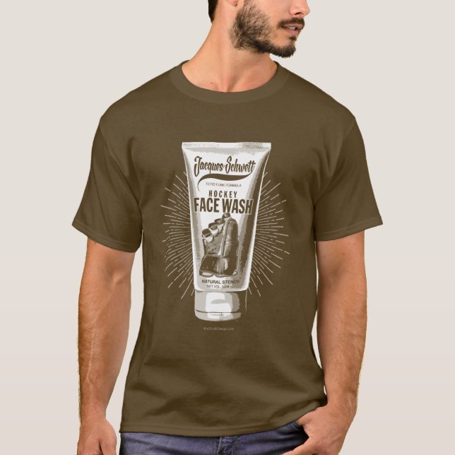 Camiseta Lavagem Facial de Hóquei Jacques Schwett (Frente)
