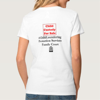 Camiseta #LavagemDeCrianças - Custódia À Venda
