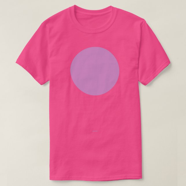 Camiseta Lavanda Circular Crayola (Frente do Design)