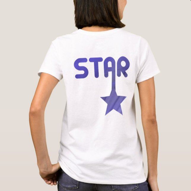 Camiseta LAVANDA de Impressão de T-Shirt STAR (Criador carregado)
