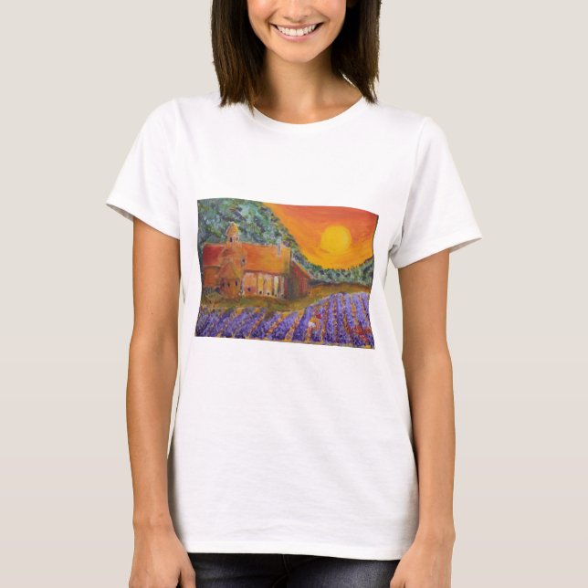 Camiseta Lavanda em Provence (Frente)