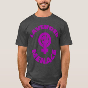 Camiseta Lavanda Menace Feminista LGBT Radfem