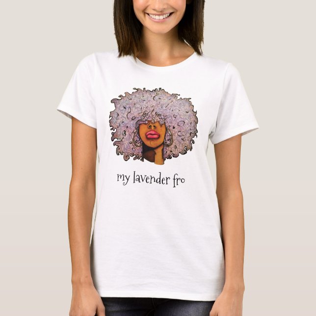 Camiseta Lavanda para o t-shirt básico (Frente)