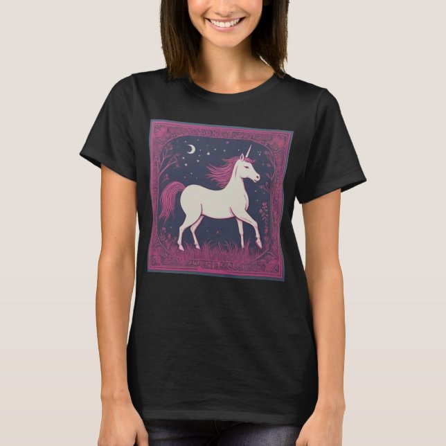 Camiseta Lavanda Unicorn (Frente)