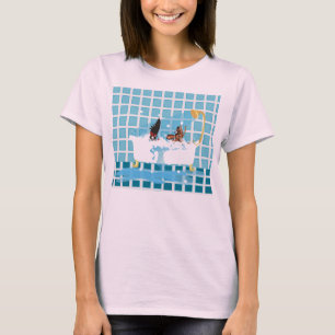Camiseta Lavando os cães