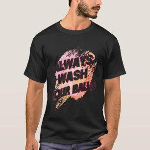 Camiseta Lave Sempre A Piada Sarcasiana De Golfe