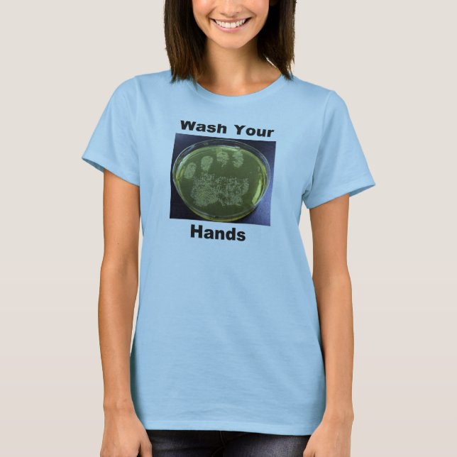 Camiseta Lave suas mãos (Frente)