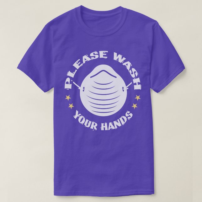 Camiseta Lave Suas Mãos (Frente do Design)