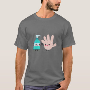 Camiseta Lave Suas Mãos - Bonita E Engraçada